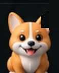 Corgi Figurine